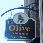 The Olive Shoppe sign