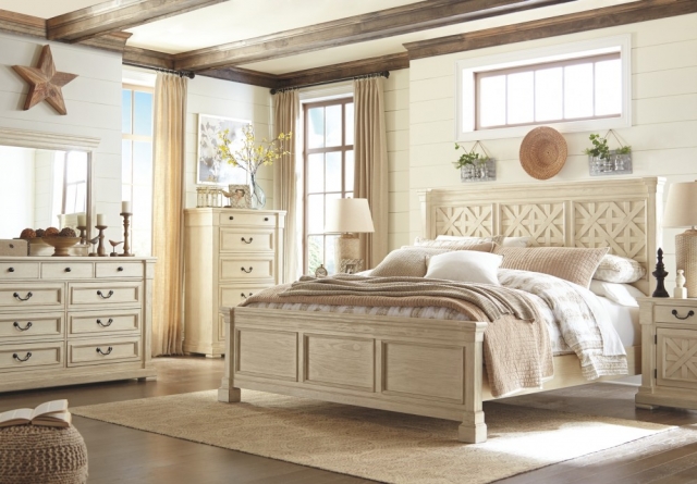 Light wood bedroom set at Above & Beyond Furniture Super Store