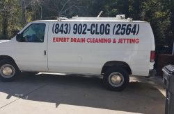 Royal Flush Drain Cleaning van